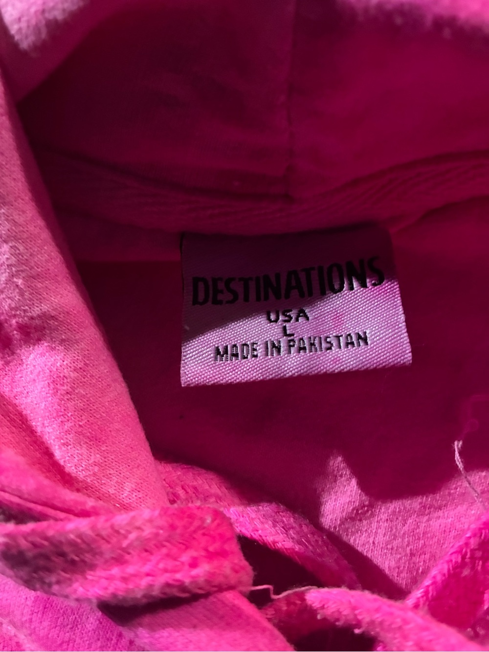 & Other Stories Pink And Green Tie-Dye Bahamian Life Nassau Hoodie View 3